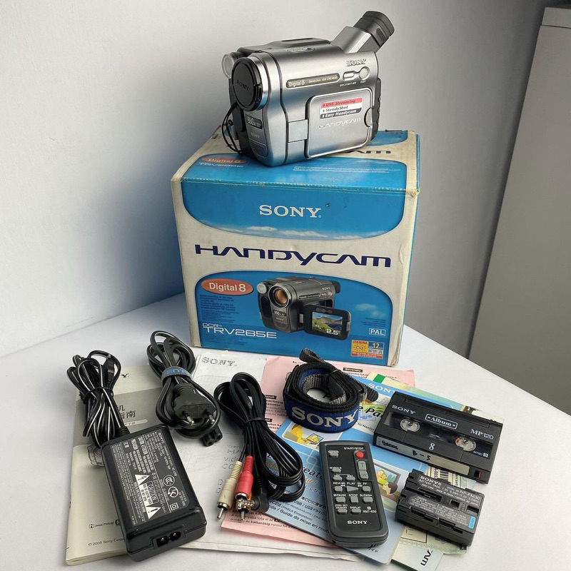 HANDYCAM SONY Digital8 DCR-TRV285E Bisa Playback Kaset-Kaset Lama
