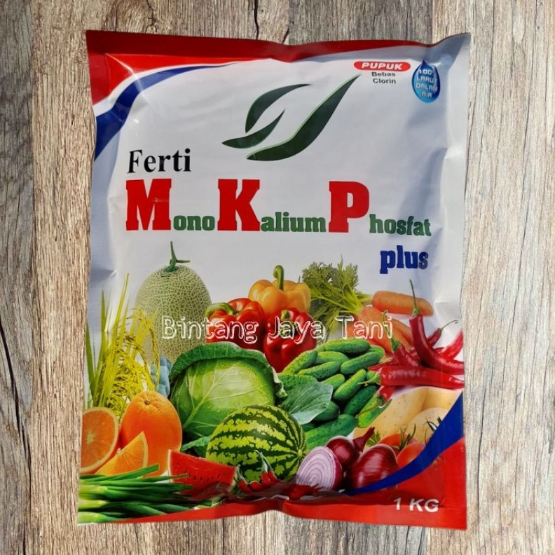 FERTI MKP PLUS 1 KG  PUPUK MONO KALIUM PHOSPAT  Pupuk Makro Majek Pk dah Larut AirPupuk Pembobot Umb