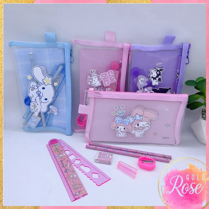 

Garansi Hemat S615 Alat Tulis Lengkap Karakter Paket Alat Tulis Motif Sanrio Set Alat Tulis 7 in 1 Tempat Pensil Karakter Lucu