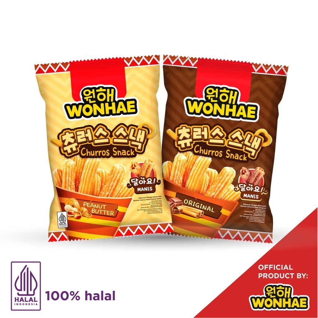 

Promo Snack Wonhae Churros Snack Peanut Butter 60 grm