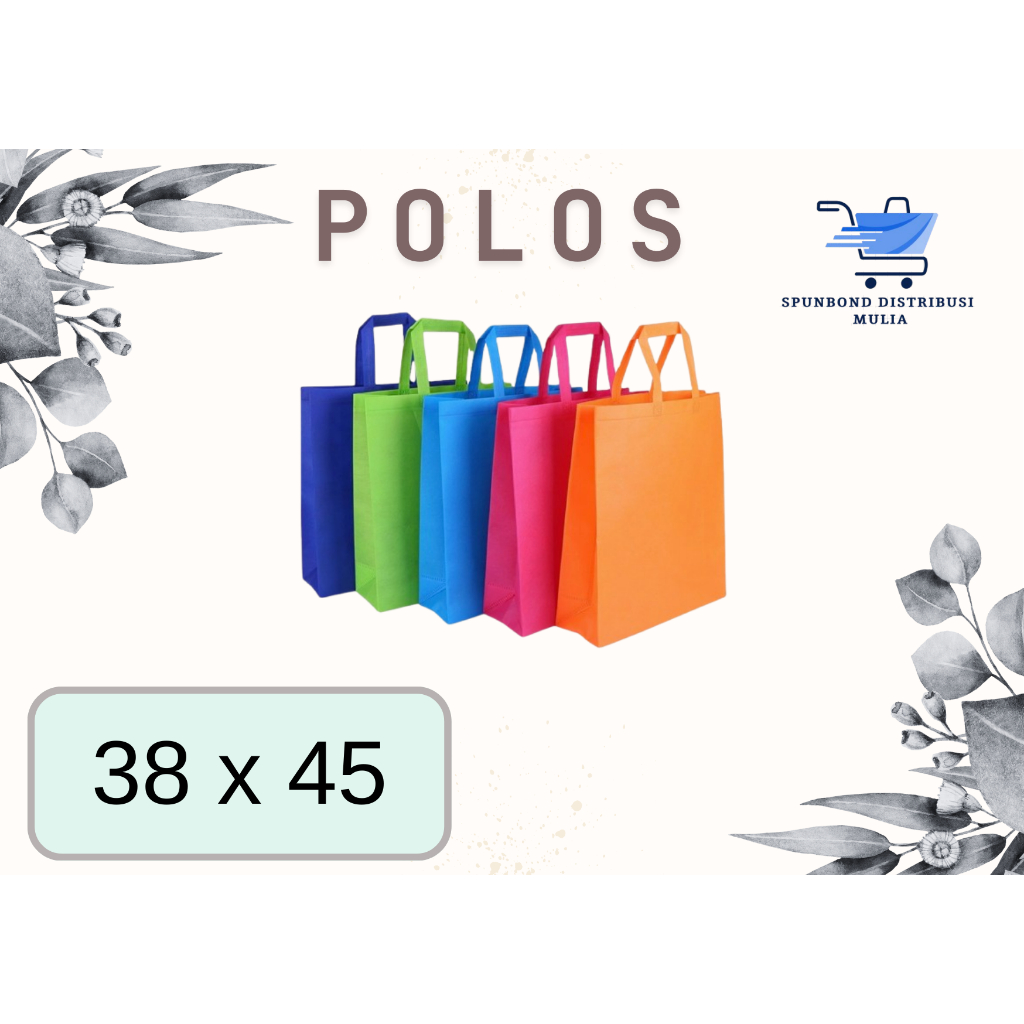 

Tas Spunbond Handle Box Autopress / Tali Lipat Samping 38x45x10 Kuat Murah Polos
