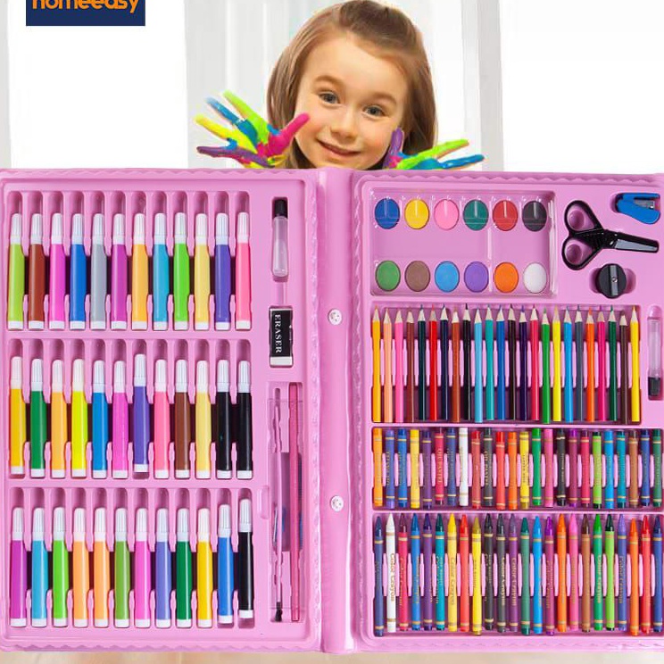 

Murah Surprise crayon set mewarnai melukis pensil warna isi 15 pcs alat tulis anak