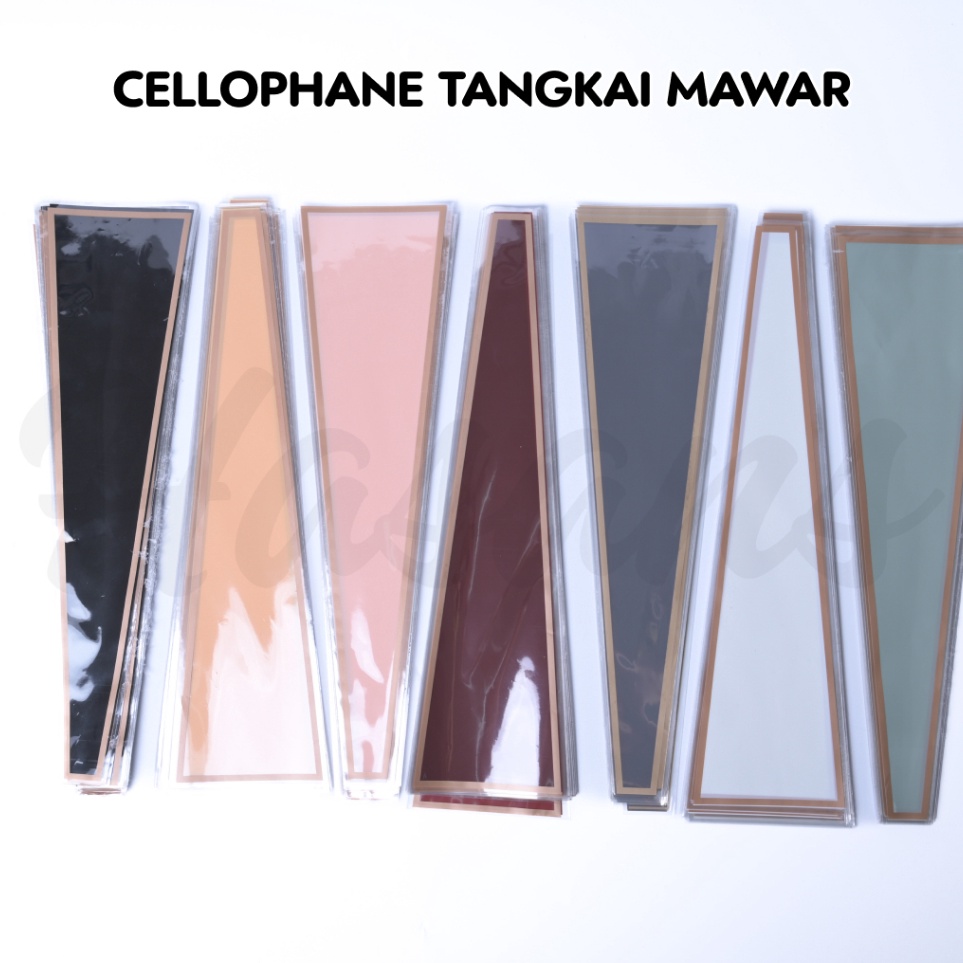 

Super Surprise 5 Lembar Kertas Pembungkus Buket Satu Bunga Mawar Cellophane Tangkai Mawar