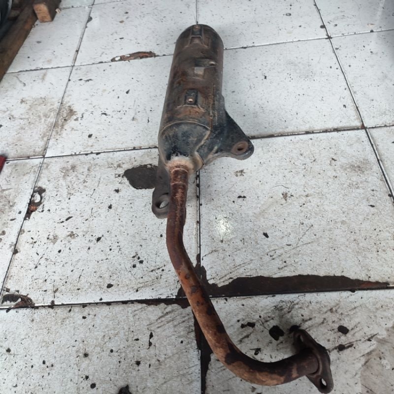 knalpot original standar Mio smael Mio soul Fino karbu