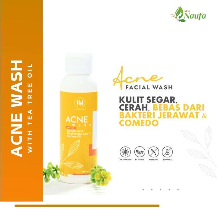 HN Skin Care Acne Wash Sabun Wajah Berjerawat