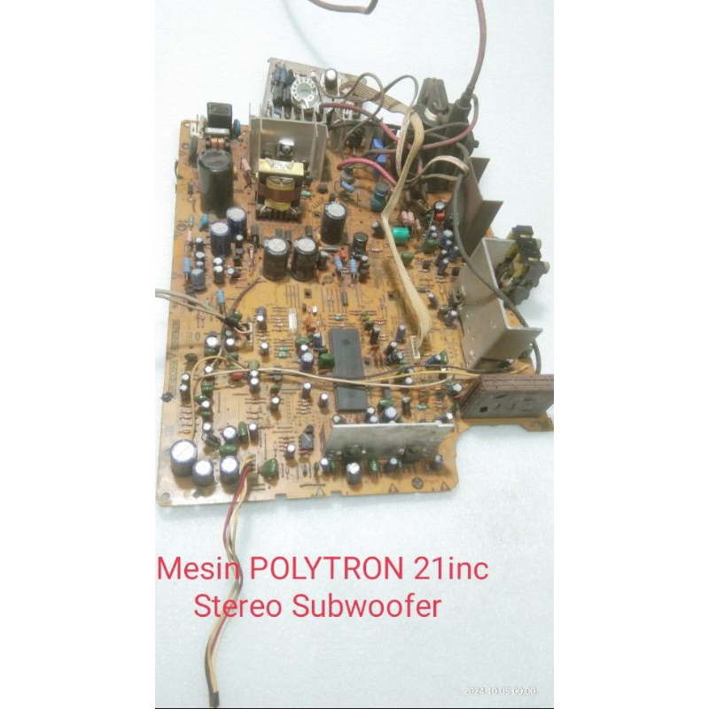 MESIN TV POLYTRON 21 INCH STEREO SUBWOOFER