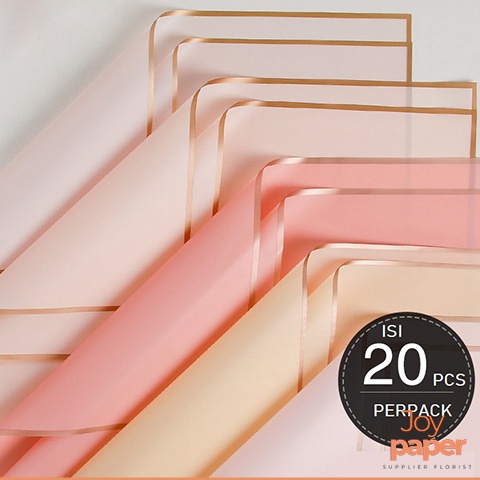 

Segera Dapatkan 1 PACK ISI 2 LEMBAR Kertas Bunga Buket List Gold Emas Cellophane Flower Wrapping Pack List Gold Kb1