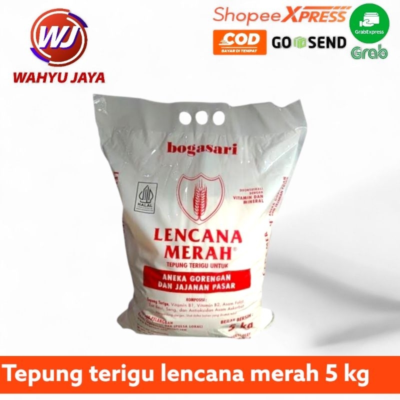 

tepung terigu lencana merah 5 kg