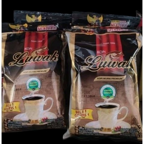 

KOPI HITAM LUWAK PREMIUM BELI 1 ISI 2