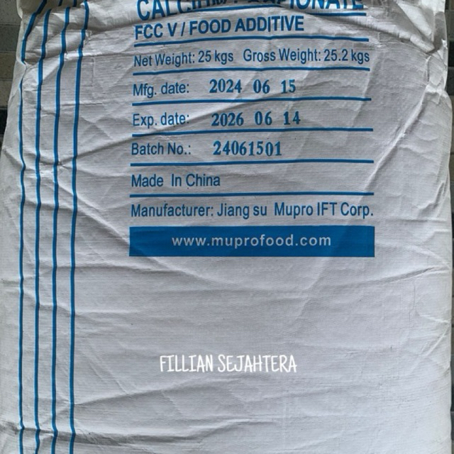 

Calcium Propionate Powder Mupro Ex. RRC FOOD GRADE Anti Tengik Kalsium Propionat 1 KG Repack