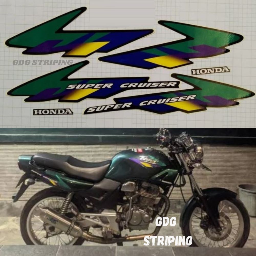 Striping Stiker Tiger Cruiser 2000 1997 Murah