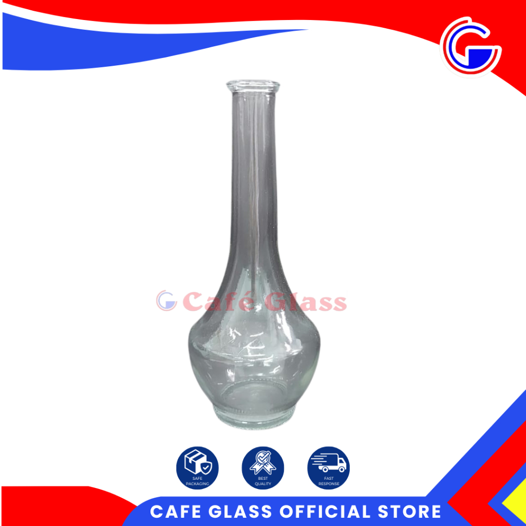 VAS BUNGA KACA KECIL | VAS KACA AESTHETIC | VAS KACA VCCP | VAS BUNGA MINIMALIS TRANSPARAN