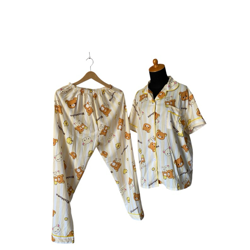 Piyama WANITA - Piyama BKK Piyama Bangkok Piyama Jumbo Baju tidur Jumbo Baju tidur panjang Baju Tidu