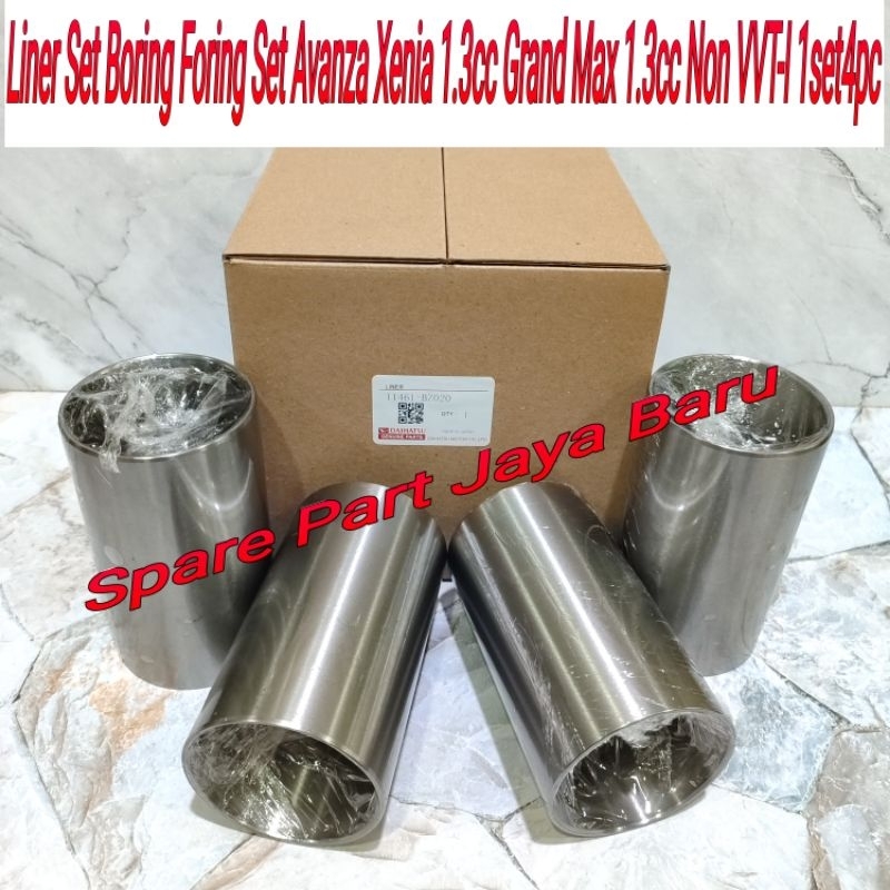 Liner Set Boring Buring Foring Set Daihatsu Grand Max 1.3cc 1set4pc