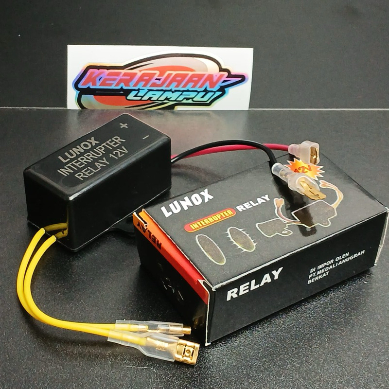 RELAY KLAKSON PUTUS PUTUS 12 VOLT UNIVERSAL MODUL RELAY KLAKSON LUNOX