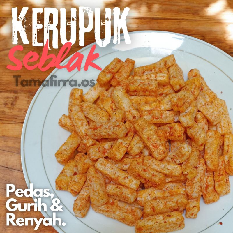 

KERUPUK SEBLAK STIK PEDAS MANTAP 250gr