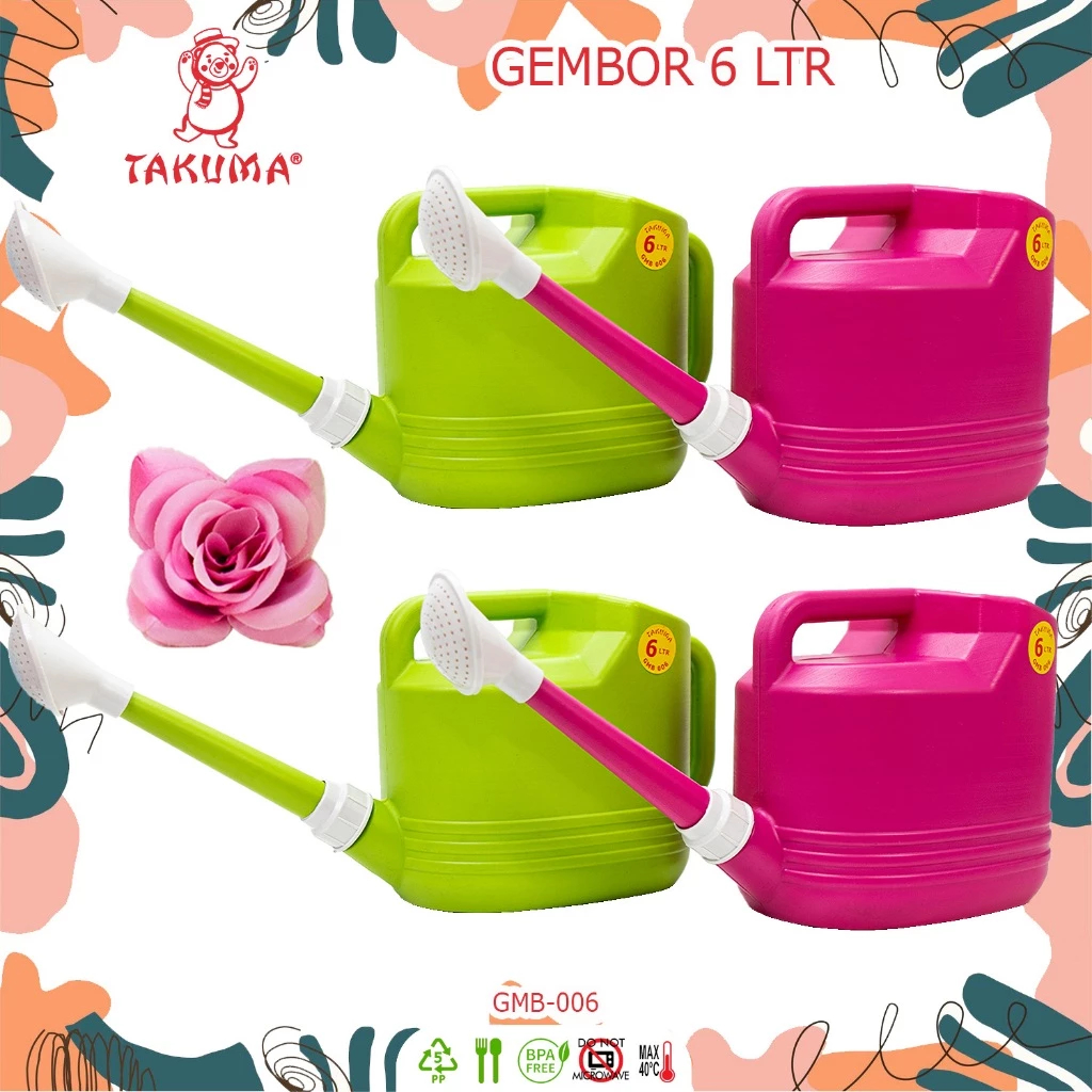 Gembor Air 6 L GMB006 | Gembor Penyiraman Tanaman Plastik