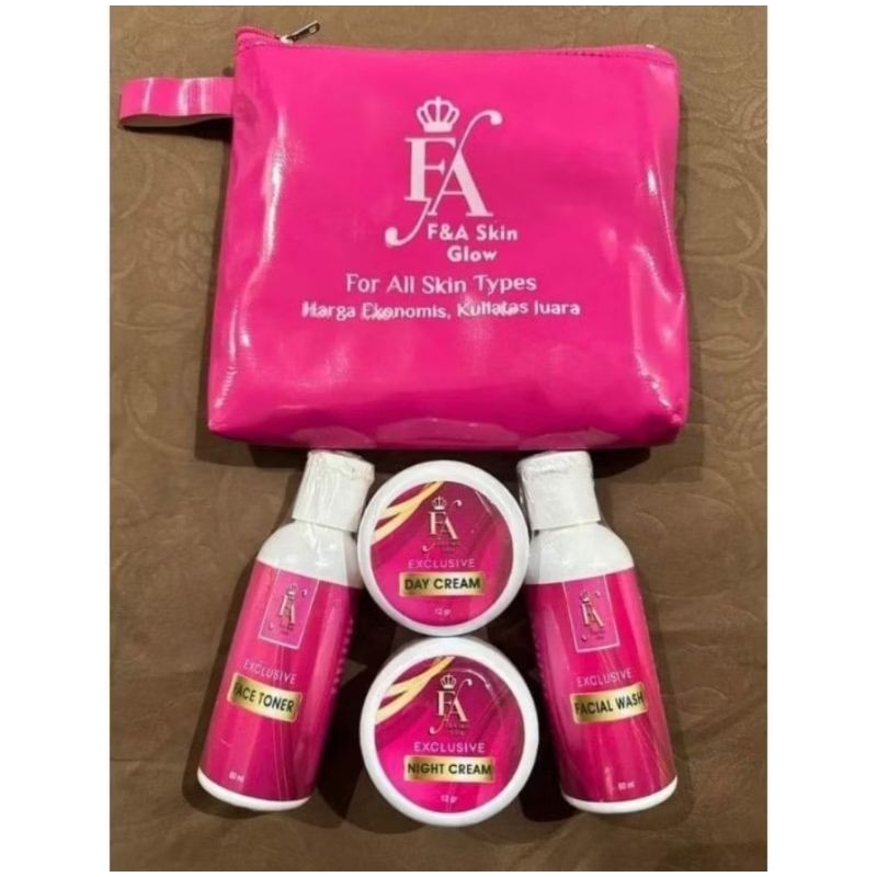 (BPOM) FA SKIN GLOW SKIN CARE F&A SKIN GLOW DAN SUNSCREEN F&B 100% ORIGINAL MEMUTIHKAN WAJAH