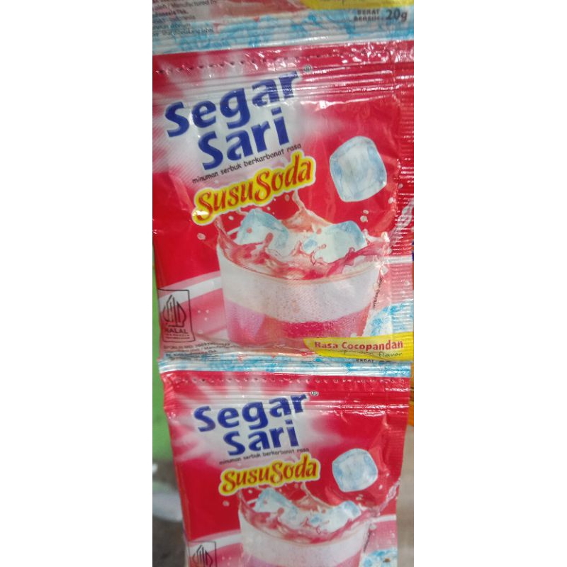 

Segar Sari Susu Soda Rasa Cocopandan