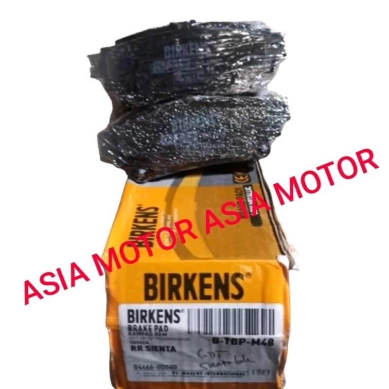 Kampas Rem Brake Pad Belakang Toyota Sienta Birkens