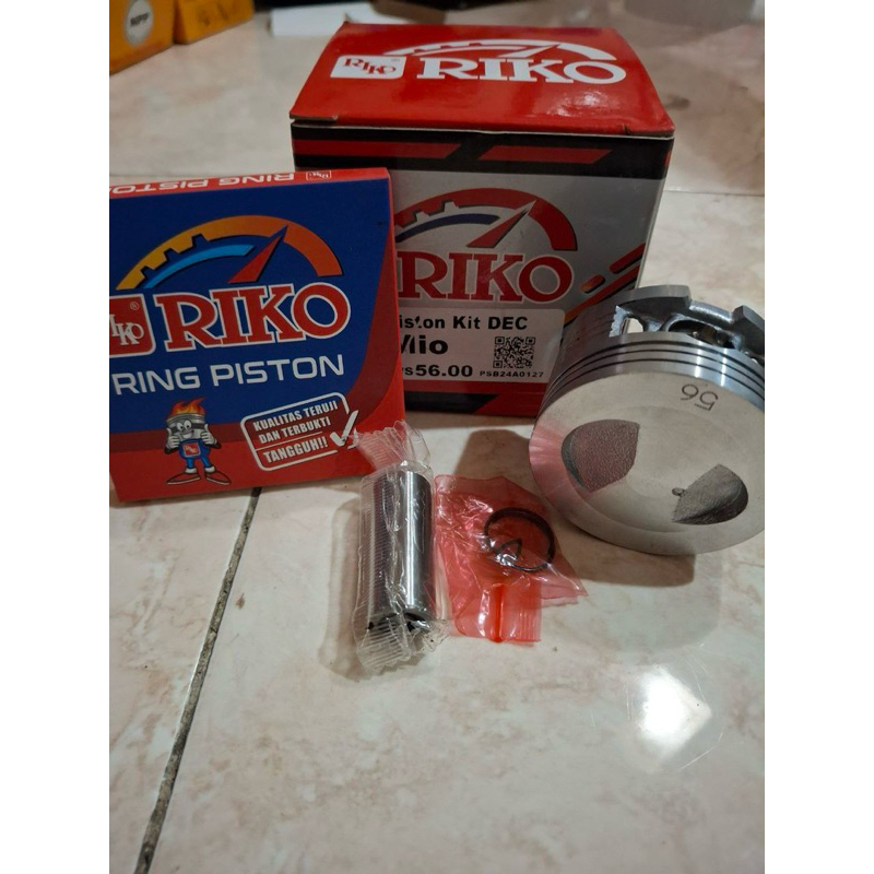 SEHER KIT PISTON KIT MIO PEN 15 DOME DIAMETER 55 56 RIKO