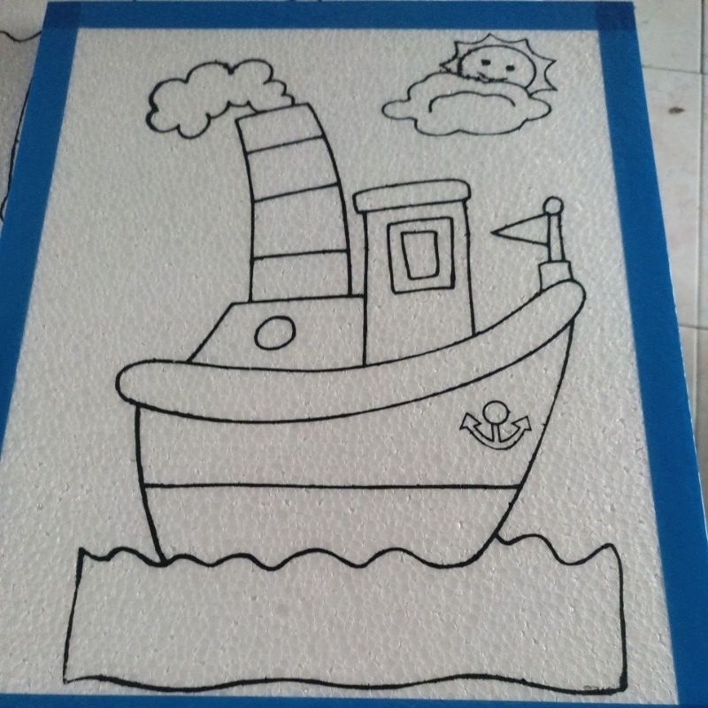 

sterofoam lukis mewarnai ukuran 33x40/ 1cm