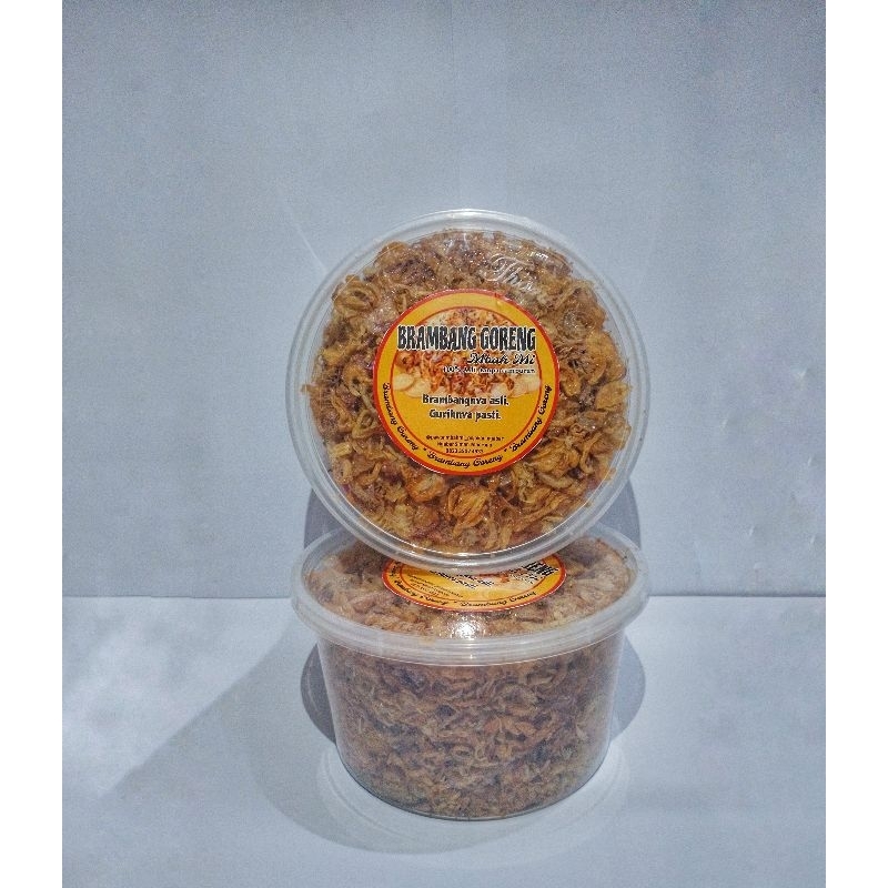 

Brambang (bawang merah) goreng ±150 gr. 100% asli tanpa campuran.