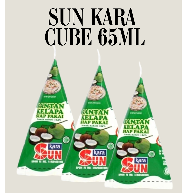

1 PCS - Santan Sun Kara/Santa Kelapa Eceran Cube 65 ML