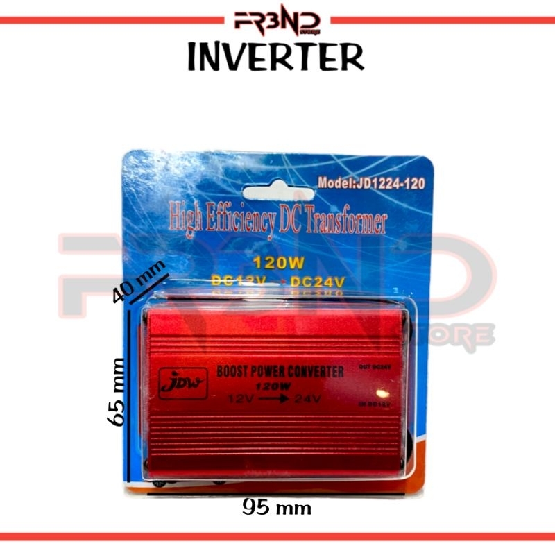 Step Up 120W DC 12V to 24V Car Power Supply Transformer Converter / Step Up 12V to 24V 120W