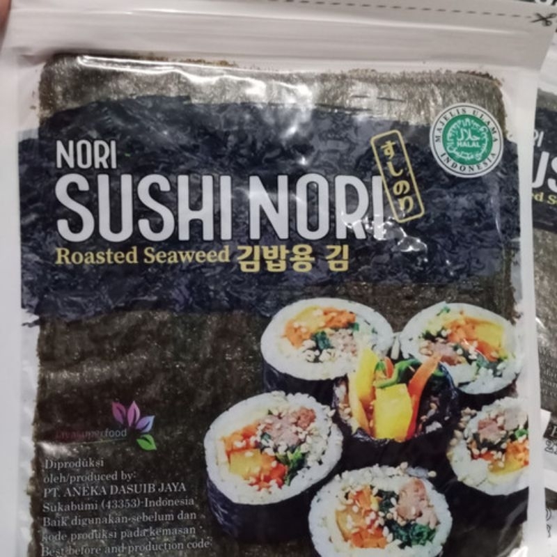 

sushi nori Java super food /rumput laut nori isi 10