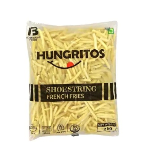 

HUNGRITOS SHOESTRING KEMASAN 2KG, KENTANG BEKU TEBAL PERPACK