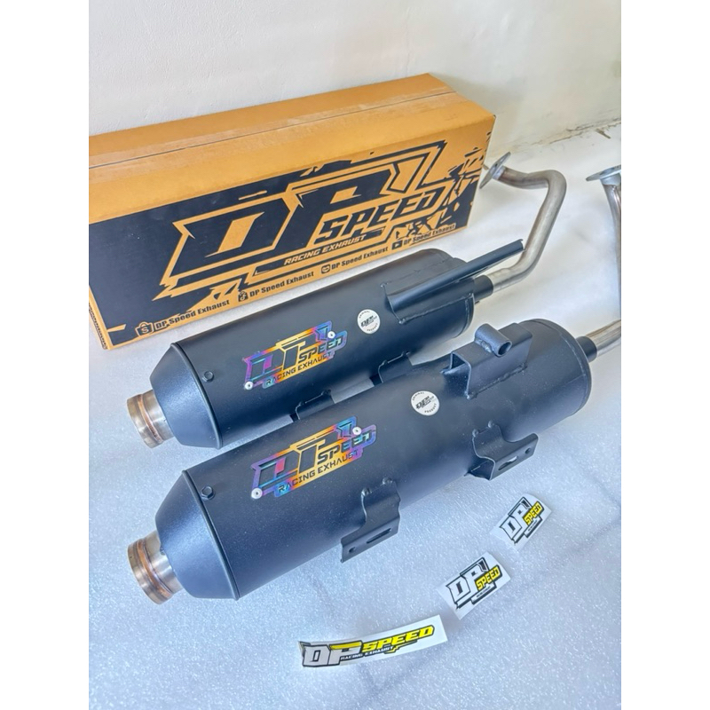 Knalpot MONCONG SHIJIRO DP_SPEED EXHAUST Fullsiatem motor beat scoopy vario mio nmax aerox pcx  dll