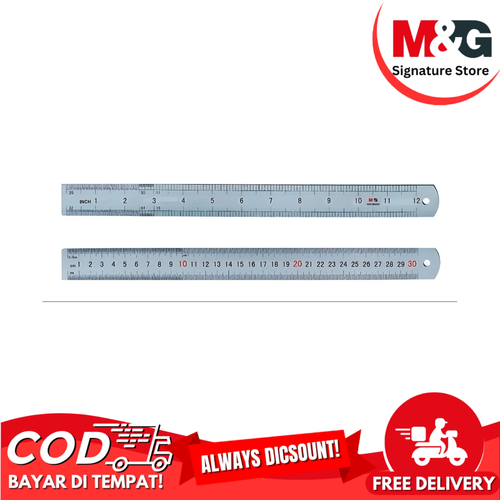 

Penggaris Besi M&G Aluminium Ruler 3 Variasi - Penggaris Aluminium #ARL960Y8 #ARLN0483 #ARLN0484