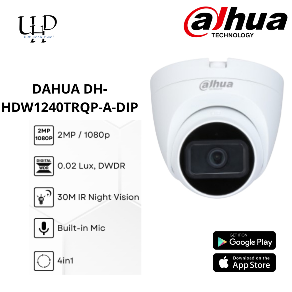 CAMERA CCTV DAHUA  DH-HDW1240TRQP-A-DIP INDOOR