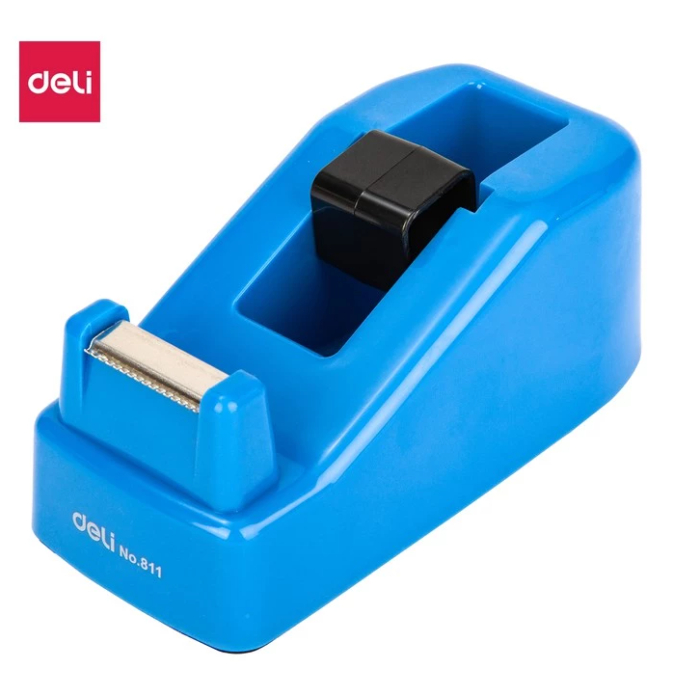 

Deli 811 Tape Dispenser Pemotong Solasi Isolasi Kecil untuk Solasi 12mm / 24mm