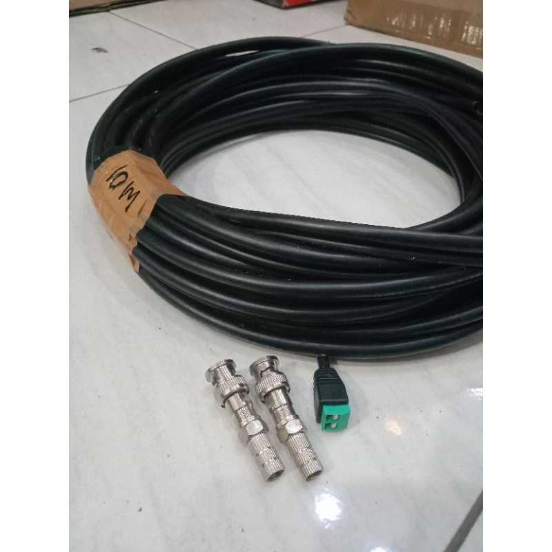 kabel cctv rg6 outdoor 10m gratis 3m