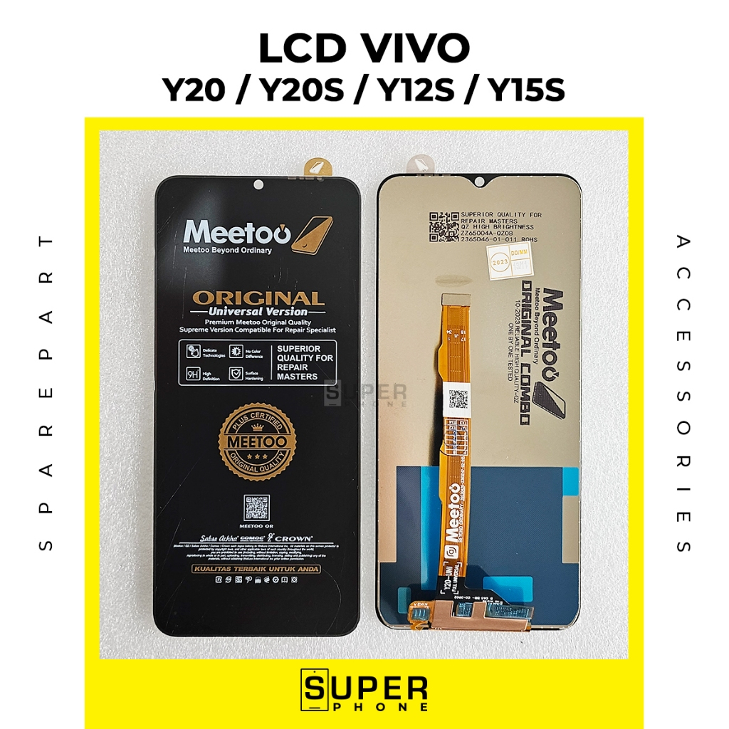 LCD Touchscreen VIVO Y20 / Y20S / Y12S / Y15S Fullset Meetoo/Moshi