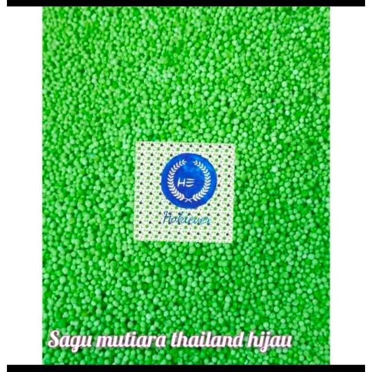 

SAGU MUTIARA THAILAND HIJAU 1 KG