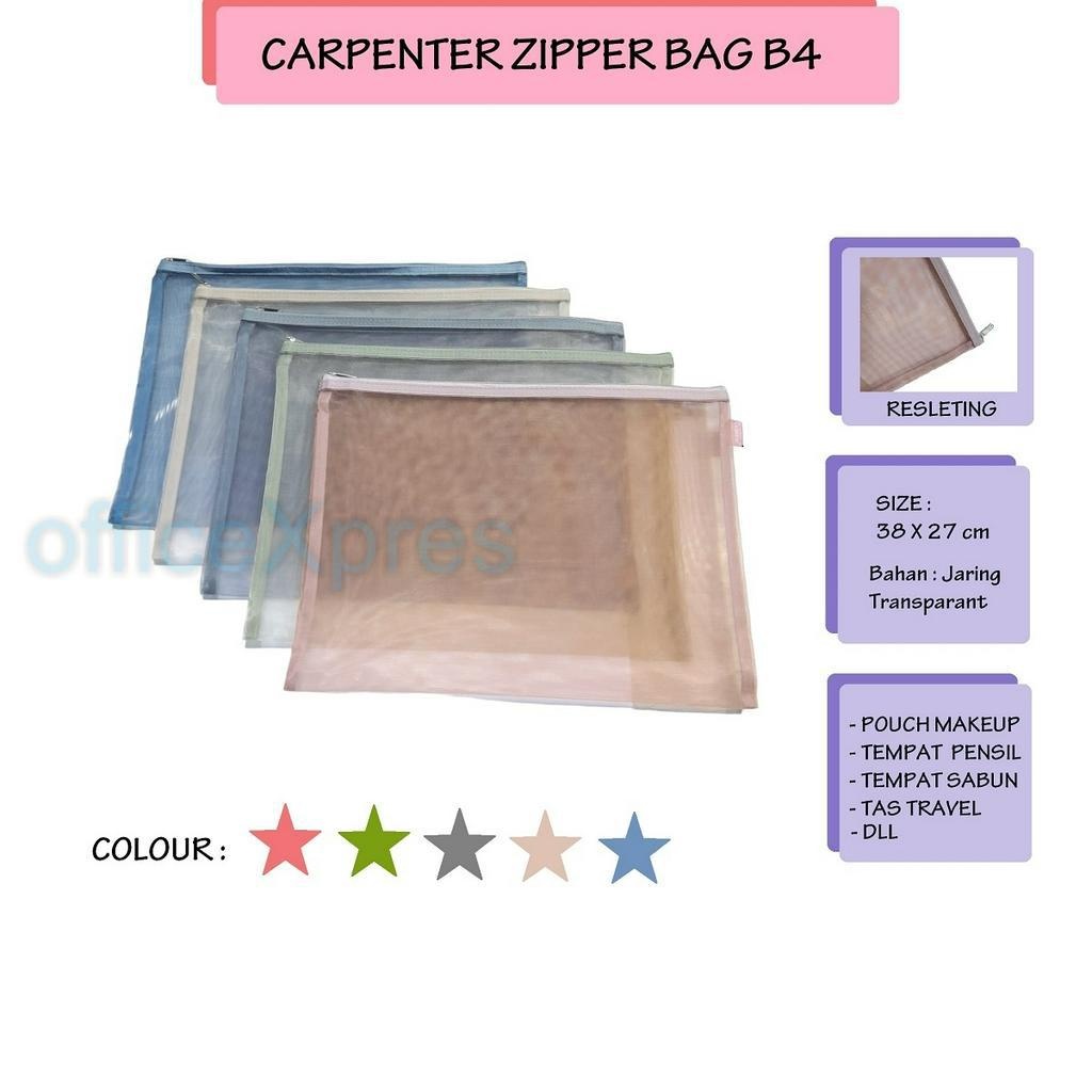 

ZIPPER BAG GANTUNG A5 WARNA PASTEL