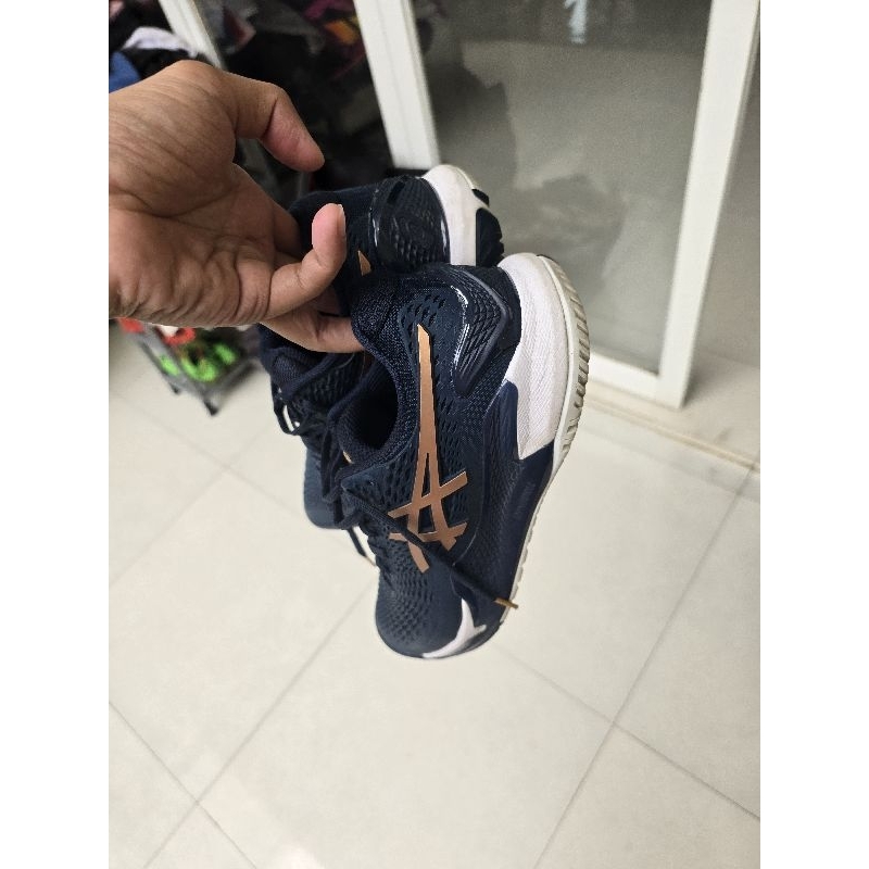 Sepatu Tenis Asics Gel Resolution 9 size 42 / 26.5 cm Second Good Condition