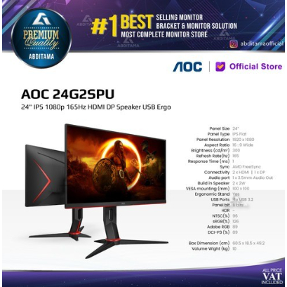AOC Gaming Monitor 24G2SPU