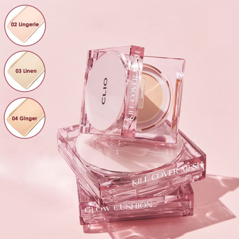 [CLIO] Kill Cover Mesh Glow Cushion SPF 50+, PA++++ (+refill) (*4-BO GINGER)