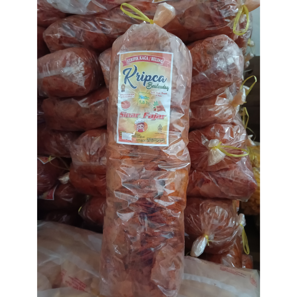 

KRIPIK KACA SINAR FAJAR 1KG , KRIPCA SINAR FAJAR 1KG