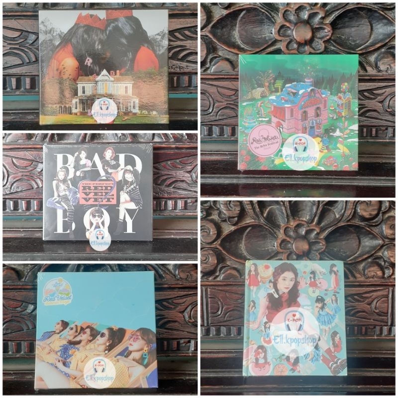 RED VELVET ALBUM (ICC, Dumb2, The Velvet, Russian Roulette, Rookie, Red Summer, Peek A Boo, Badboy, 