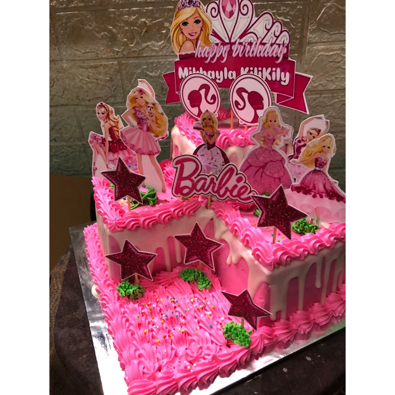 

BIRTHDAY CAKE TINGKAT BARBIE BISA CUSTOM PENGIRIMAN JAKARTA TIMUR