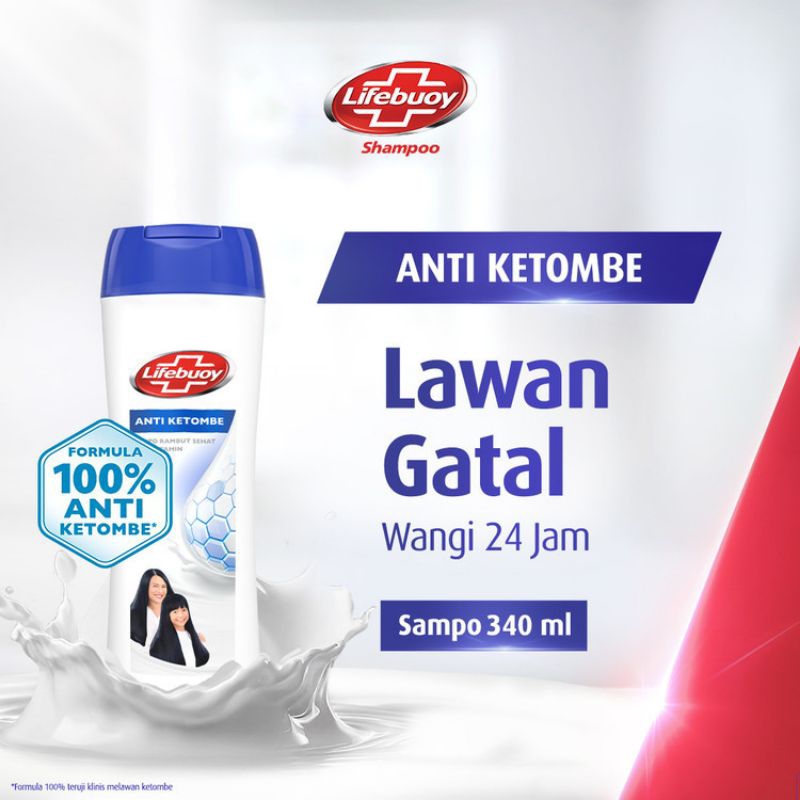 sampo lifebuoy anti ketombe 340 ml