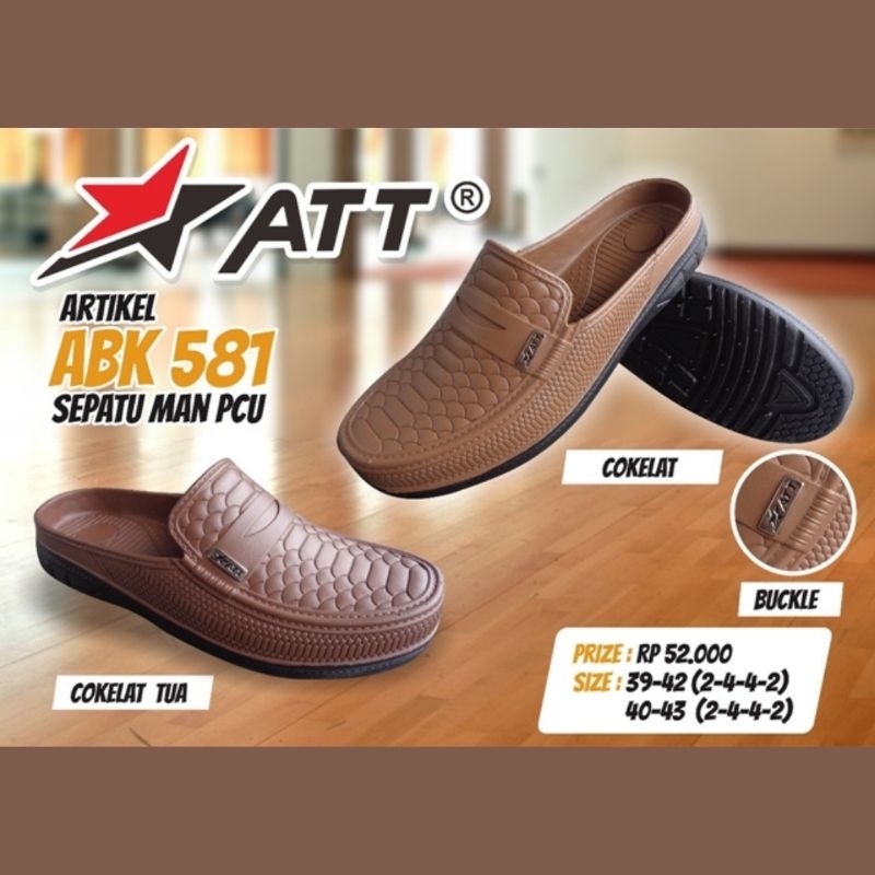 Sepatu Selop Sandal Sepatu Pro Att 581 Original 100% Sandal Pria Sandal Sepatu Sandal Selop Nyaman