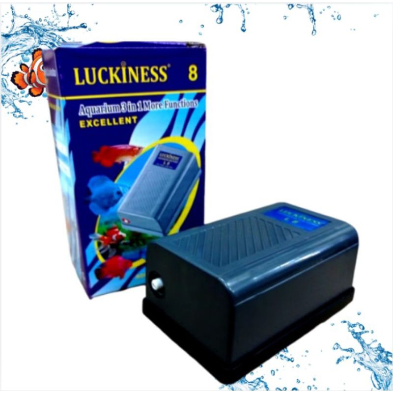 Pompa Udara Airpump Aerator lubang satu LUCKINESS L8