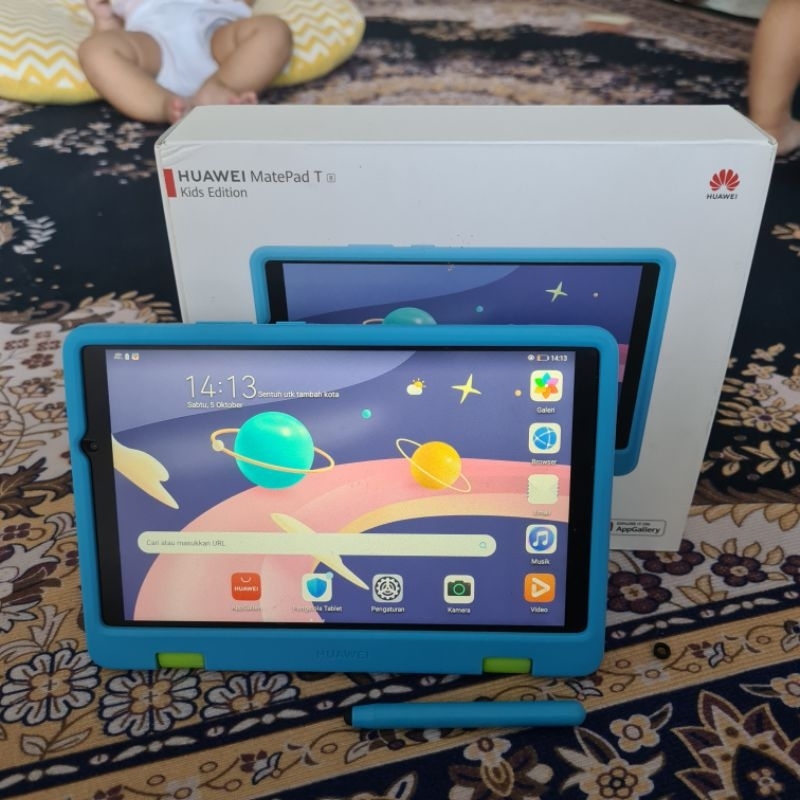 Huawei Matepad T8 kids Edition second mulus dan lengkap