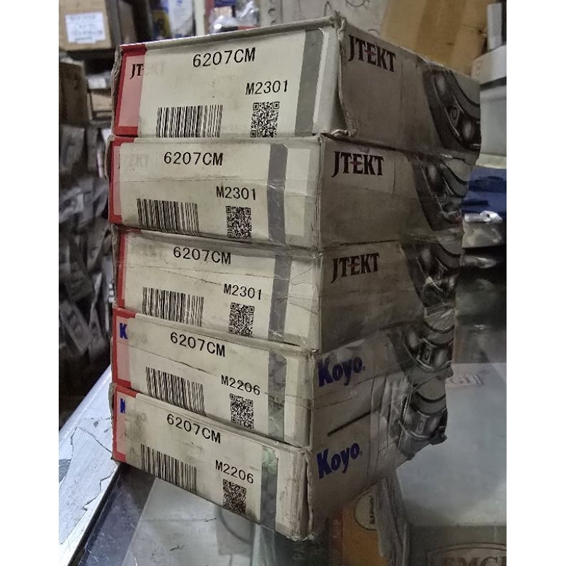 Laker 6207 KOYO Japan Asli , Bearing 6207 KOYO , Laker Japan Asli Koyo 6207 , Laker 35x72x17mm Koyo